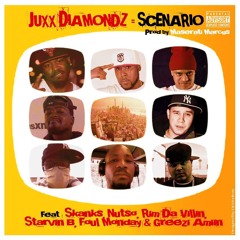 Scenario-Juxx Diamondz ft Skanks, Nutso, Rim Da Villin, Foul Monday, Starvin B and Greezi Amiin