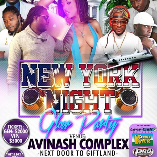 NEW YORK NIGHT GLOW PARTY PROMO CD (APRIL 4, 2015)