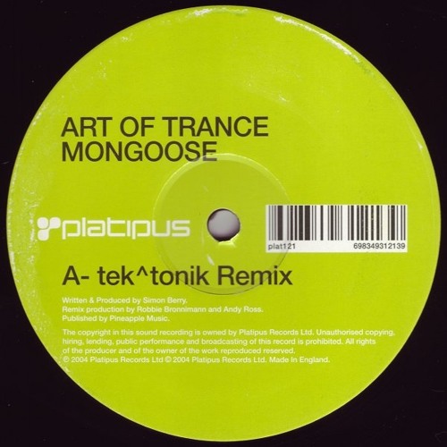 Art Of Trance - Mongoose (tek^tonik Remix) [Preview]