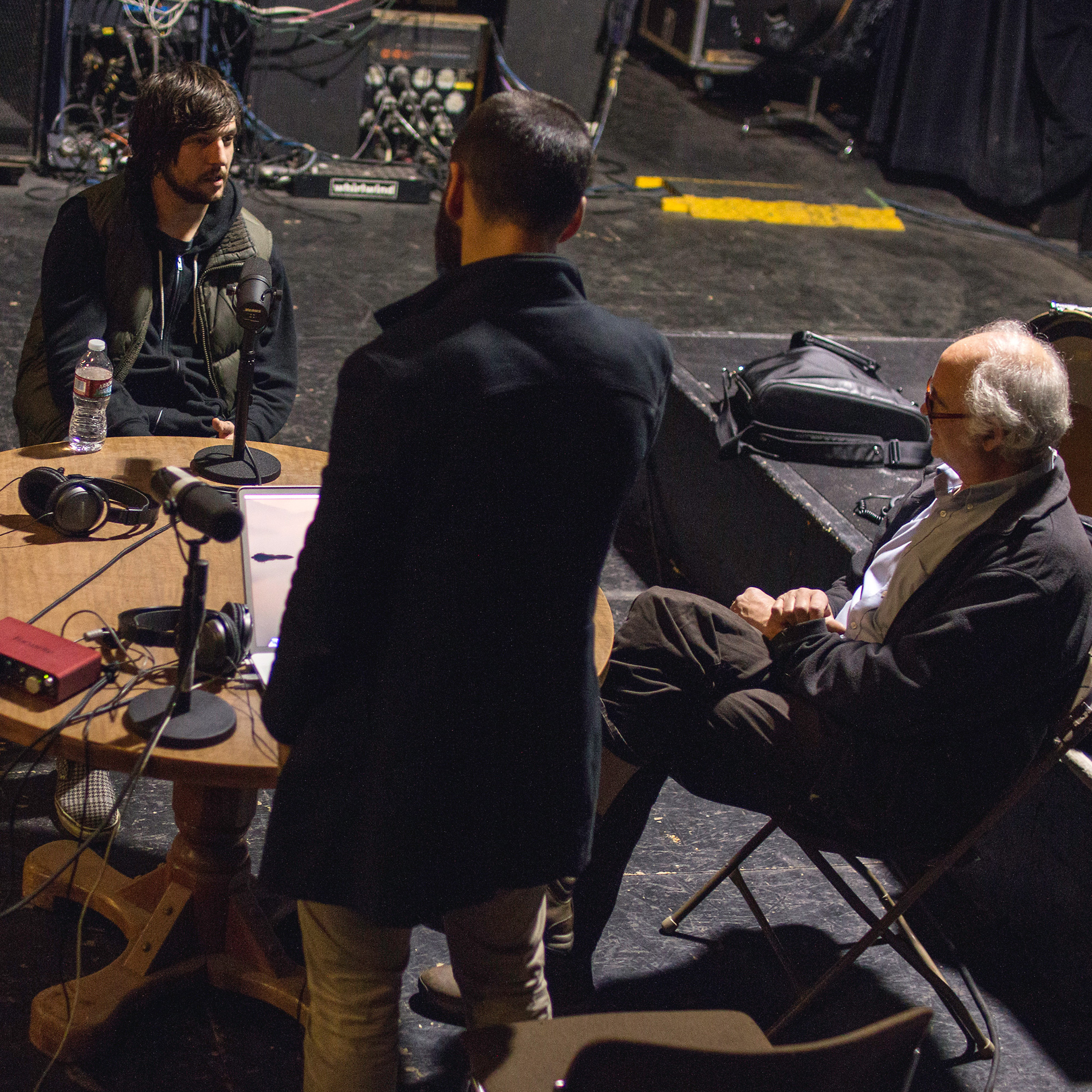 Onstage with Jim and Tom