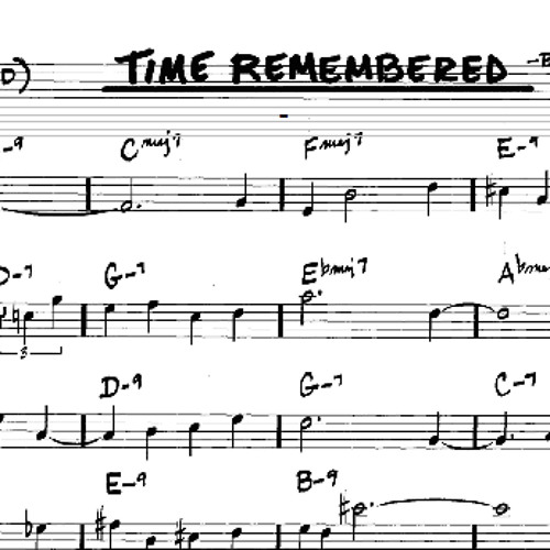 Time Remembered in 7/4 (Bill Evans)