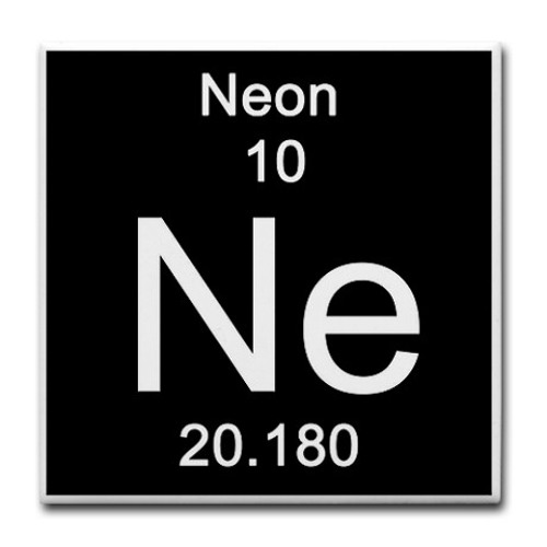 This colorful neon lights periodic table wallpaper shines brightly with a subtle