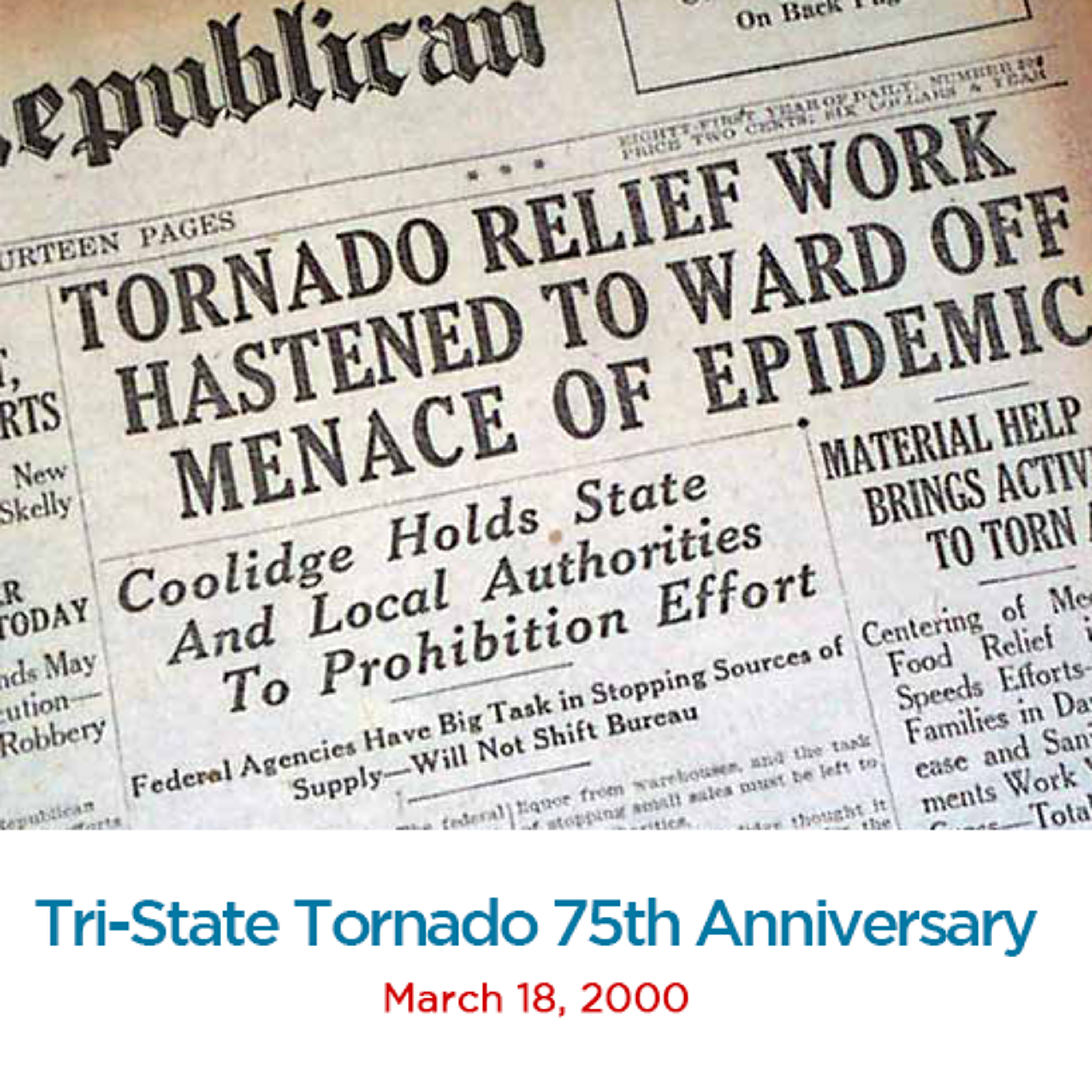 Tri-State Tornado 75th Anniversary (March 18, 2000) episode artwork