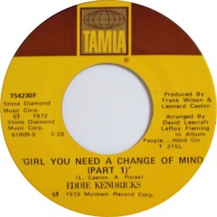 Eddie Kendricks - Girl You Need A Change Of Mind (Laura Stavinoha edit)