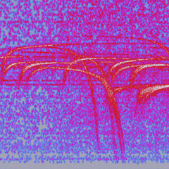 Doppler Radar from traffic on motorway