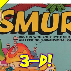 The Smurf 3-D Board Game - Milton Bradley, #4113 1981