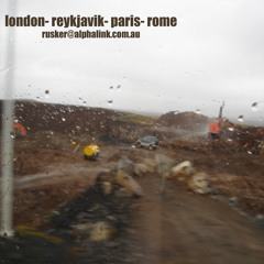 rusker - london- reykjavik- paris- rome
