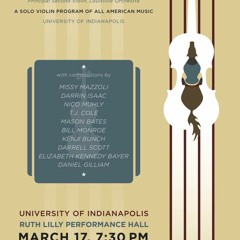 Dissolve, O my Heart by Missy Mazzoli; Robert Simonds, Violin