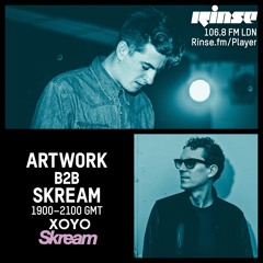 Rinse FM Podcast - Artwork w/ Skream - 23rd March 2015