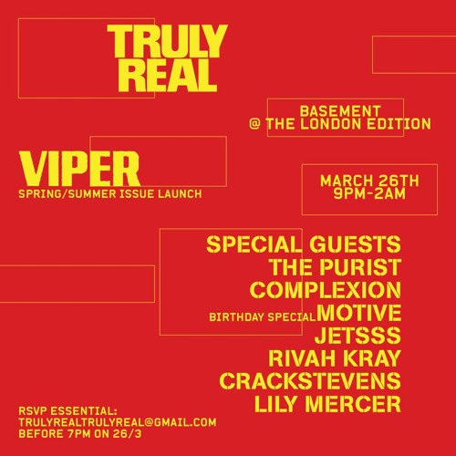 TRULY REAL 26th MARCH