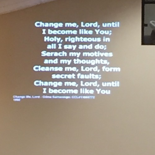 Cisco band playing Change Me Lord