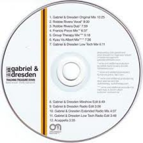 Gabriel & Dresden feat Molly - "Tracking Treasure Down" - Gabriel & Dresden Low Tech Mix