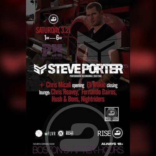 Steve Porter Live At PH Rise Closing Party 3/21/15