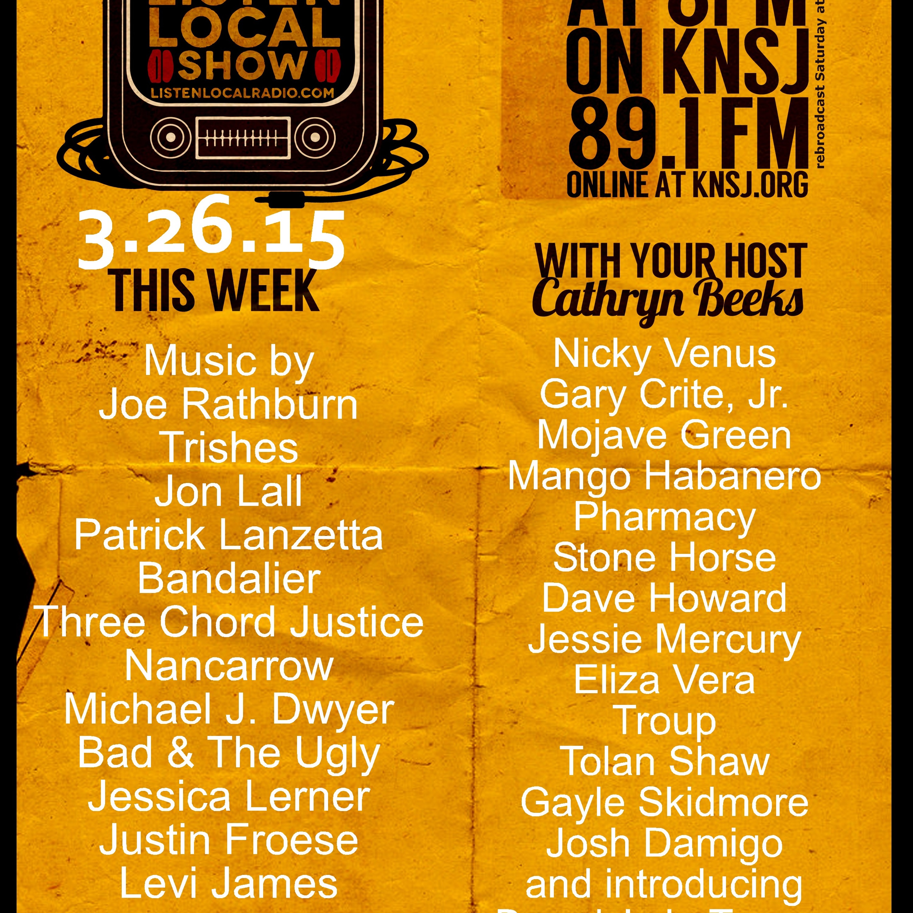 The Listen Local Show 3 26 15 episode artwork