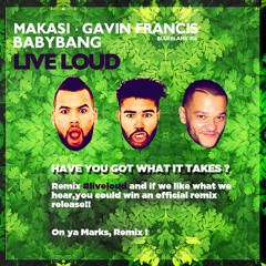 Gavin Francis ft Makasi & Baby bang - Live loud (De_Geluidsman Remix)