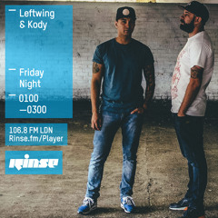 Rinse FM Podcast - Leftwing & Kody w/ Tapesh 27th March 2015