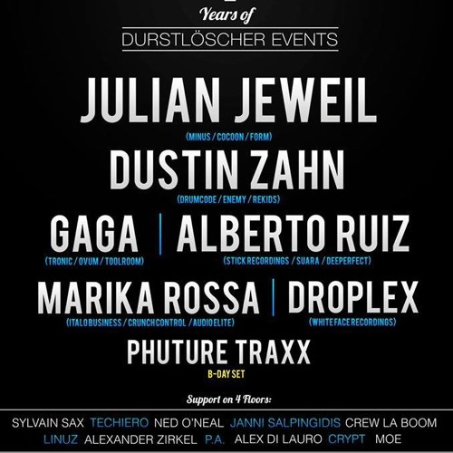 ALBERTO RUIZ UNIVERSAL D.O.G @ 4 YEARS OF DURSTLOSCHER EVENTS (CLOSING )