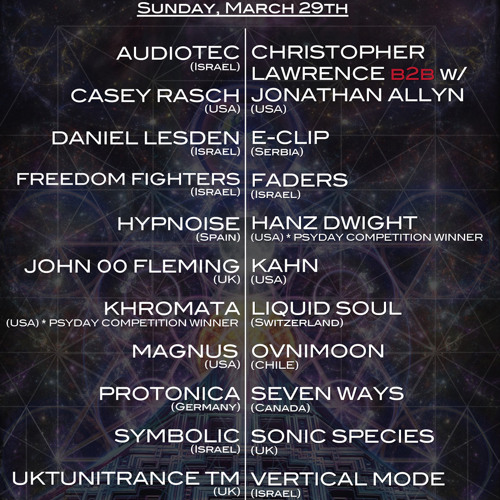 Christopher Lawrence b2b Jonathan Allyn - PsyDay 2015