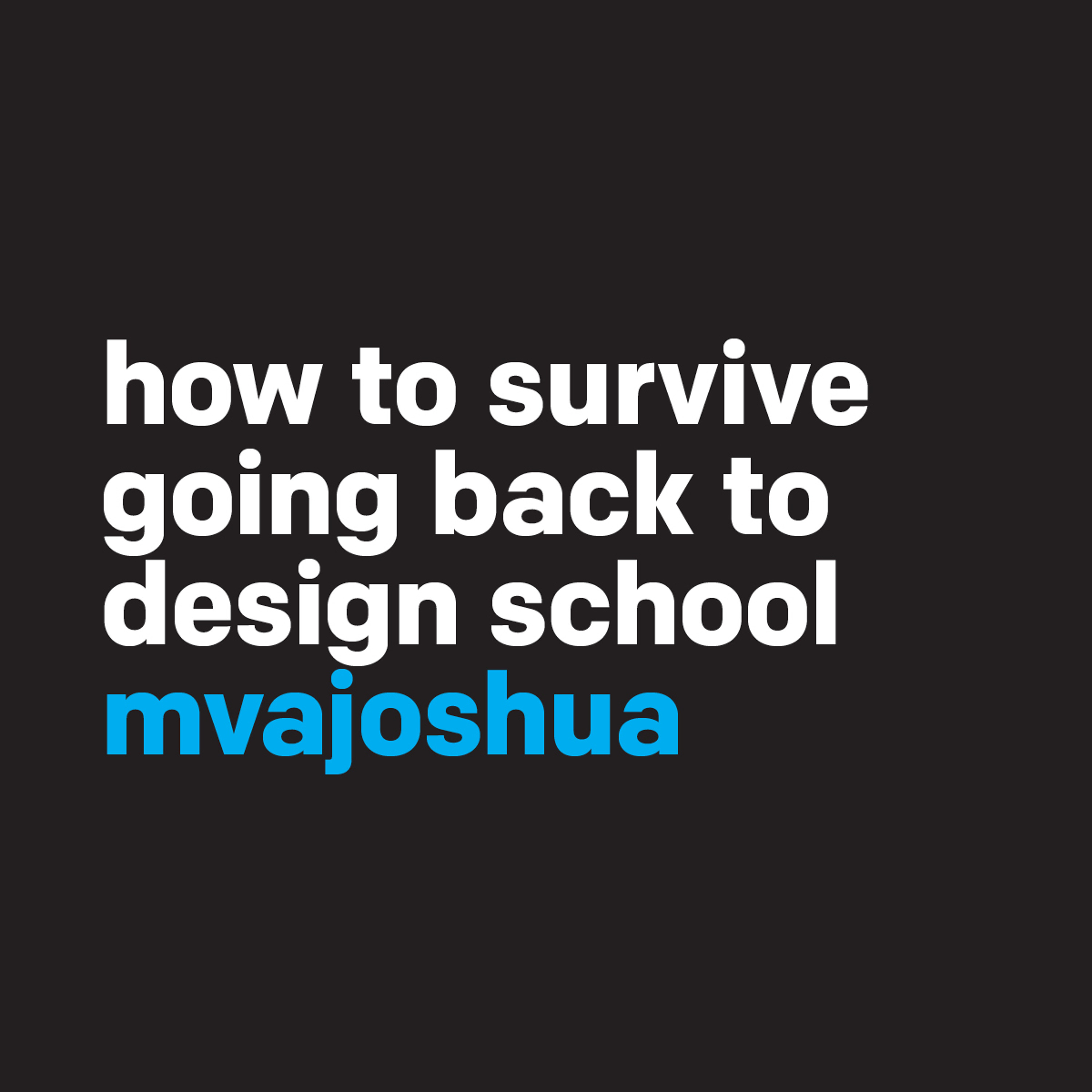 The MVAJoshua Podcast