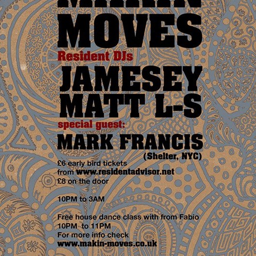 Mark Francis (Shelter, NYC) Special Guest Mix - March 2015