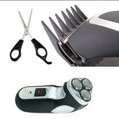 Scissors Haircut Around Head (ASMR, Binaural, Biophonics, Holophonics)