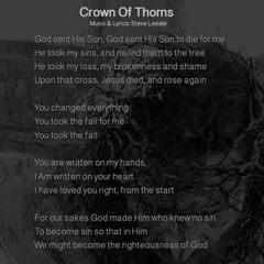 Crown Of Thorns (DEMO) -Steve Leeder