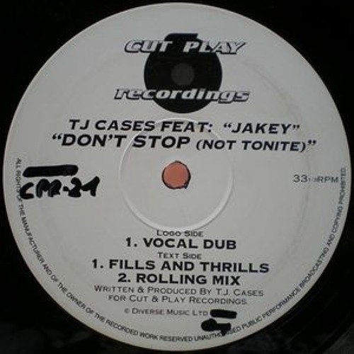 TJ Cases - Don't Stop (Original Mix)(TO)