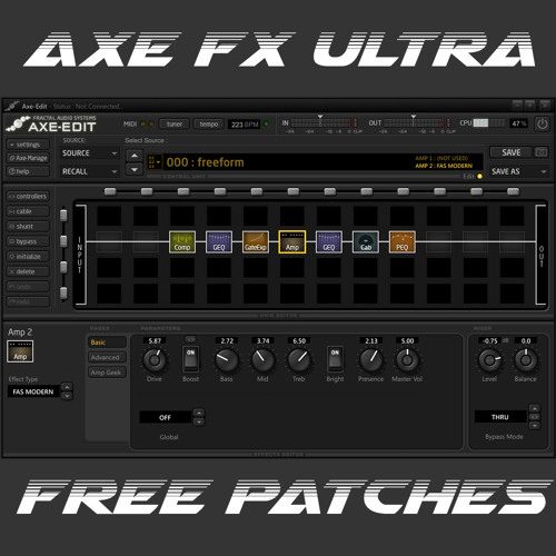 Glassy Clean - Free Axe FX Ultra Patch