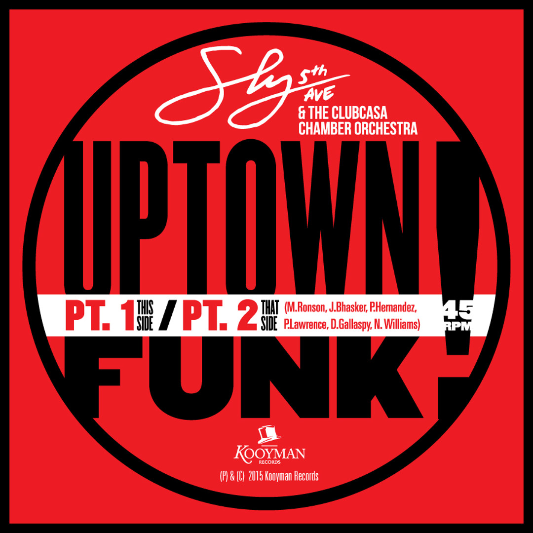Mark Ronson Bruno Mars Uptown Funk! レコード Mark Ronson Feat: Bruno Mars Uptown Funk! 12