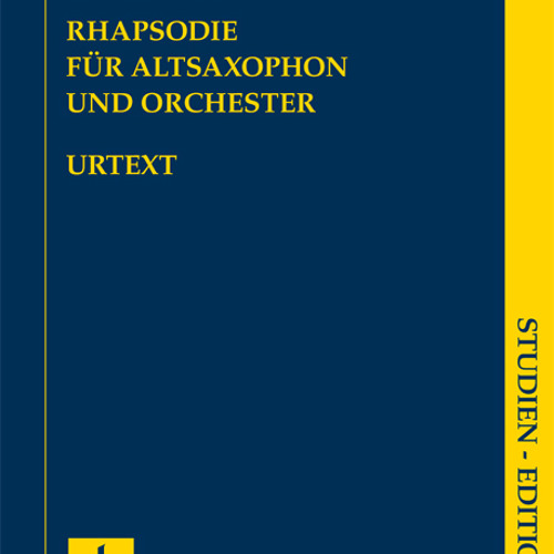 Rhapsodie for Orchestra and Saxophone Alto : Claude Debussy
