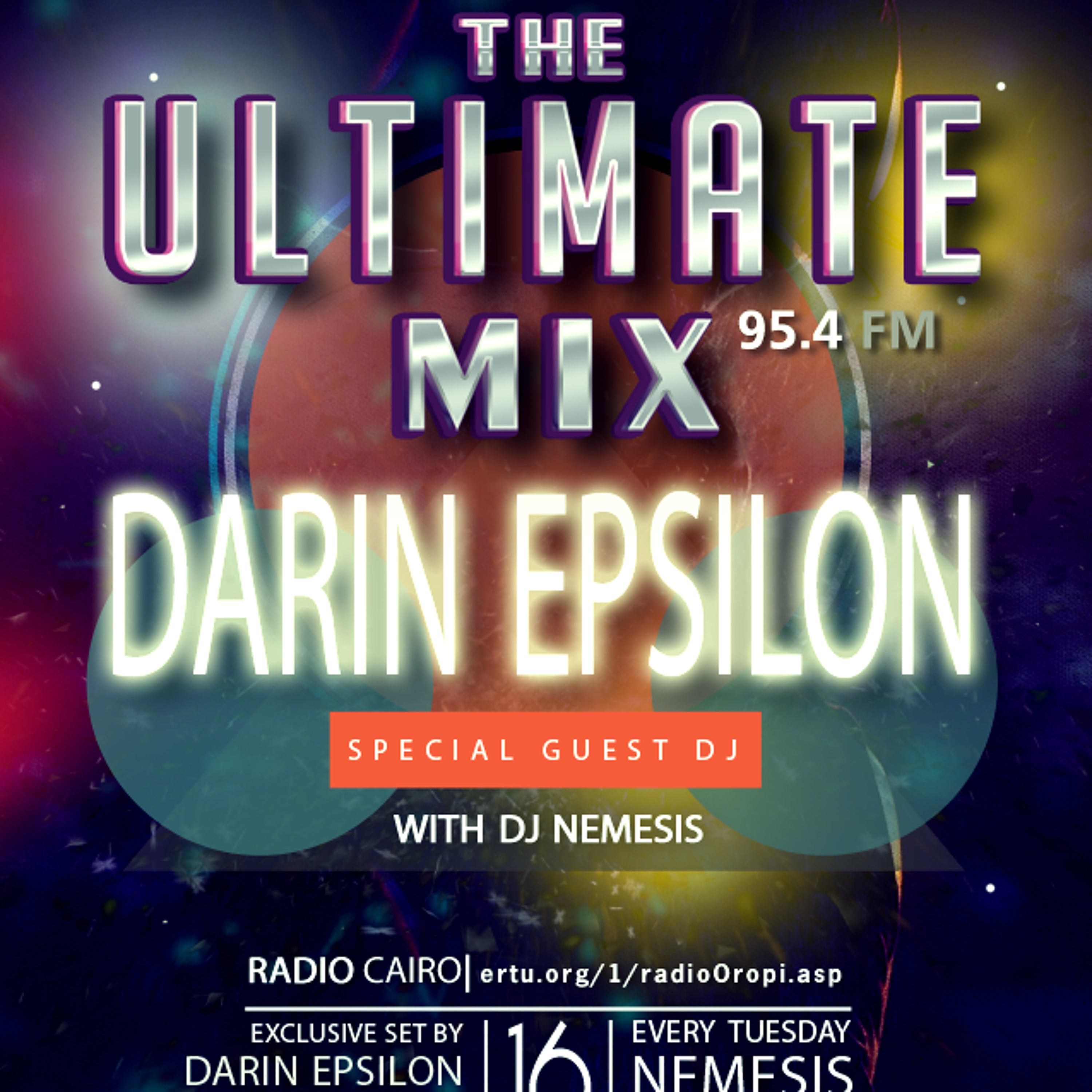 Nemesis - The Ultimate Mix Radio Show (001) 16/12/2014 (Guest Darin Epsilon) episode artwork