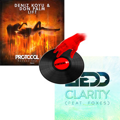 Deniz Koyu & Don Palm - Lift VS ZEDD feat Foxes - Clarity