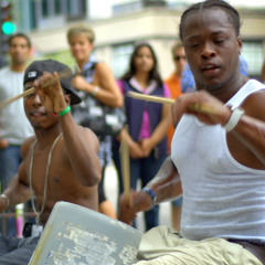 Drumming for dollars as a Chicago bucket boy