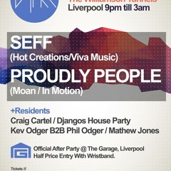 I:AM presents SEFF (hot creations) & PROUDLY PEOPLE (moan) @ williamson tunnels 24.4.15
