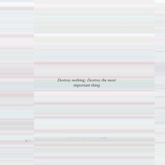 Destroyed And Undestroyed [disquiet0171 - Oblicardo]
