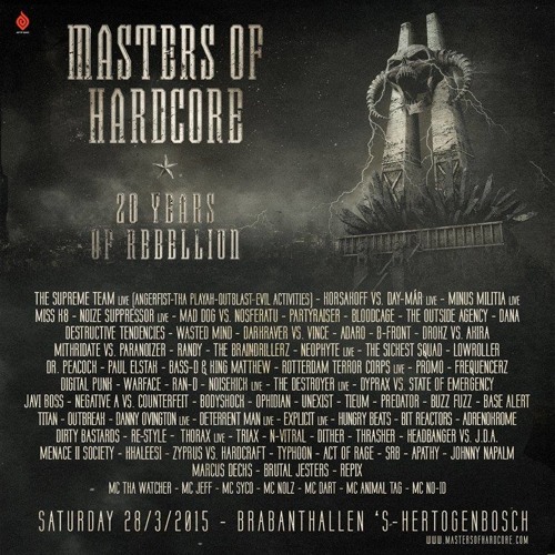 Danny Ovington Live at Masters Of Hardcore 20 Years Rebellion