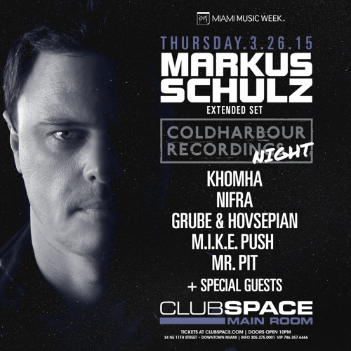 Grube & Hovsepian - Live At Space Miami (Coldharbour Night -  WMC 2015) [OPENING SET]