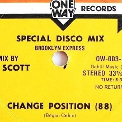 Change Position 88 (SPECIAL DISCO MIX)