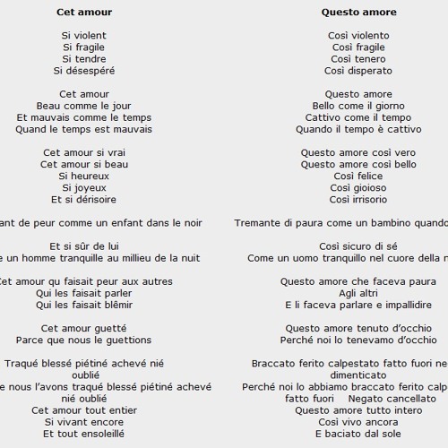 Questo Amore Cet Amour By Marzio Pelu