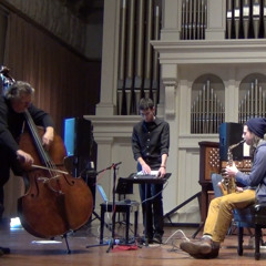 Michael Formanek (bass), Jarrett Gilgore (sax), Edwin Huet (electronics) Trio Improv @ Griswold Hall