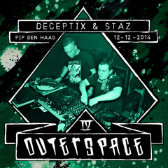 Deceptix & Staz OuterSpace 4 Promo Mix 2014 [drum 'n bass|crossbreed|hardcore|uk-hardcore]
