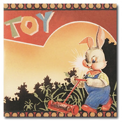 Toy - Rabbit Pushing Mower
