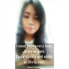 Ya Tuhan Tiap Jam Ku MemerlukanMU - (I Need Thee Every Hour) cover
