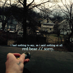 in your arms // sorry.