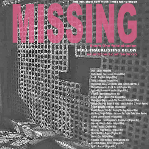 CK - Missing fabriclondon