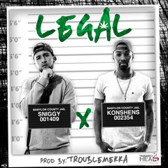 Legal - Sniggy Feat. Konshens (Prob by. Troublemekka)