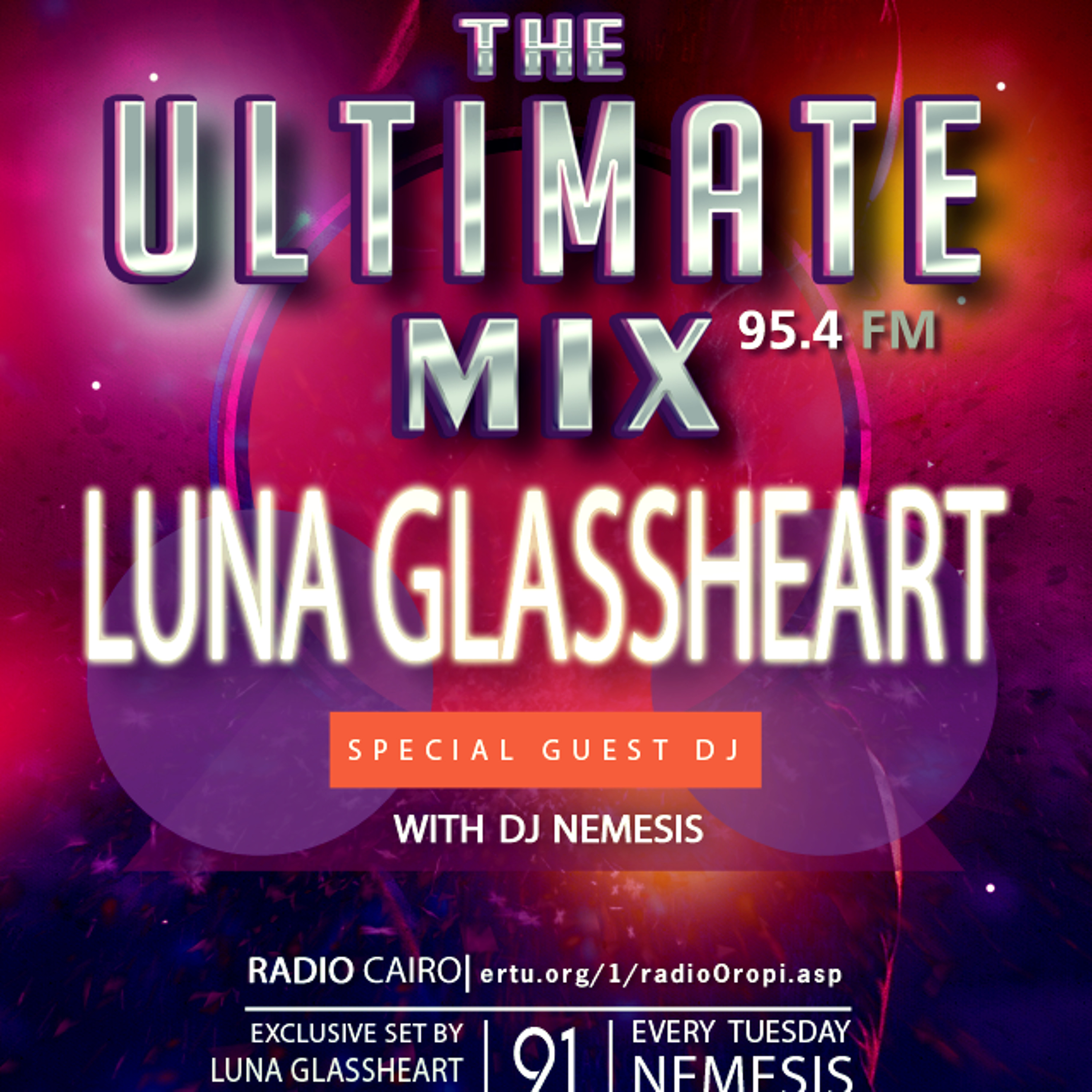 Nemesis - The Ultimate Mix Radio Show (017) 21/4/2015 (Guest Luna Glassheart) episode artwork