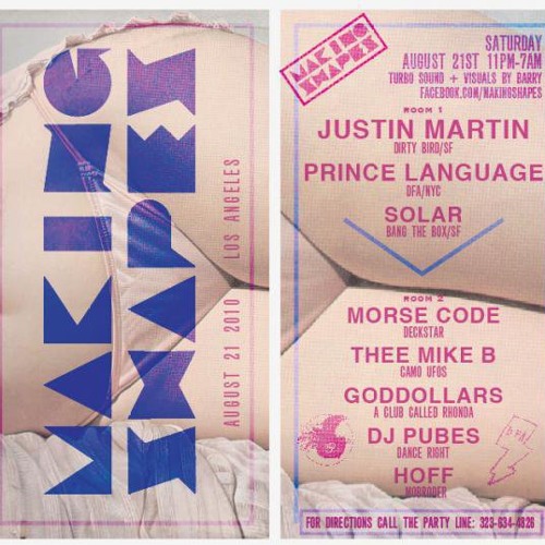 Justin Martin @ MAKING SHAPES 8-21-10