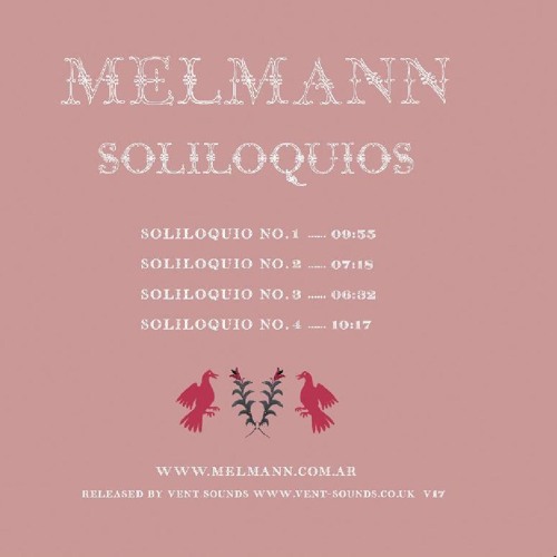 MELMANN  Soliloquios   A