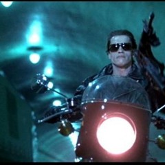 terminator car chase(no samples)with icecream van harpist and intracranial hypertension